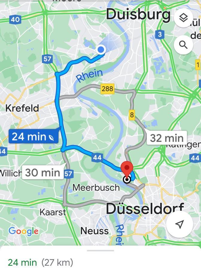 2 Rooms, Free Parking, 25 Min To Duesseldorf, 150 Mbps Wlan Duisburg Zewnętrze zdjęcie
